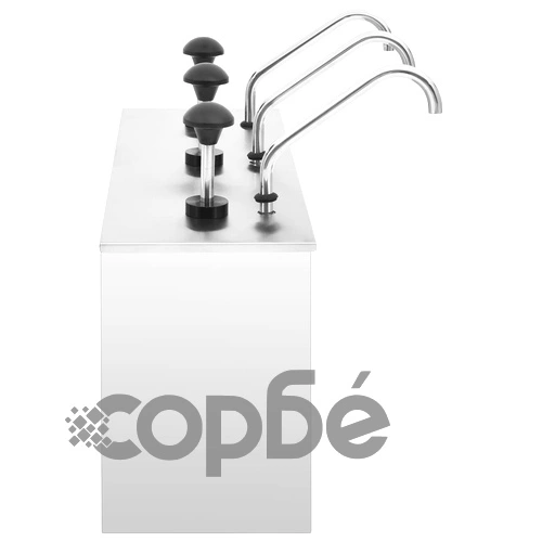 Диспенсър за сос от неръждаема стомана, 3 x 3,5 л ➤ топ цена ➤ sorbe.bg