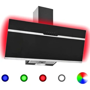RGB абсорбатор, LED, 90 см, инокс и закалено стъкло