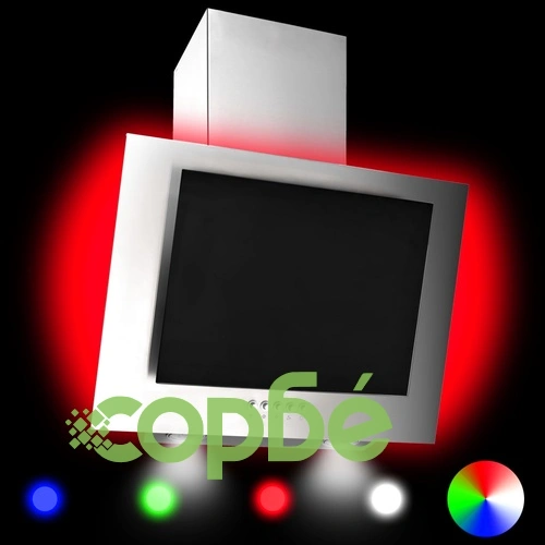 RGB абсорбатор, LED, 60 см, инокс и закалено стъкло ➤ топ цена ➤ sorbe.bg