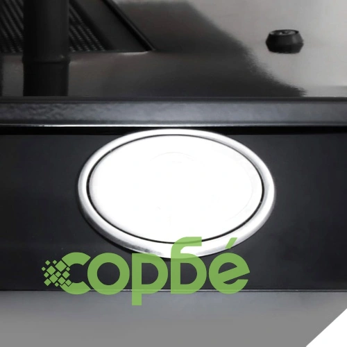 RGB абсорбатор, LED, 60 см, инокс и закалено стъкло ➤ топ цена ➤ sorbe.bg