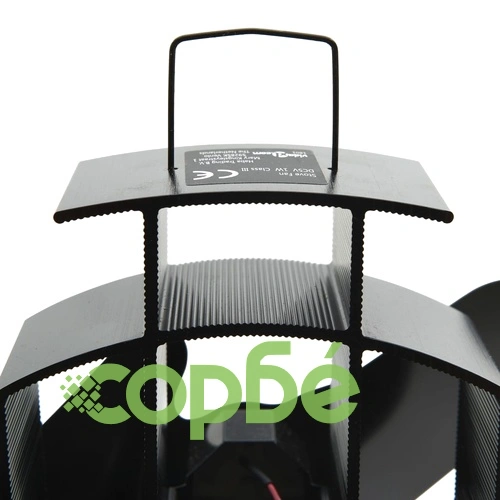 Вентилатор за печка за топъл въздух, 2 перки, черен ➤ топ цена ➤ sorbe.bg