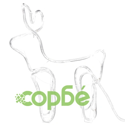 Коледна украса за открито северен елен с шейна 252 LED ➤ топ цена ➤ sorbe.bg