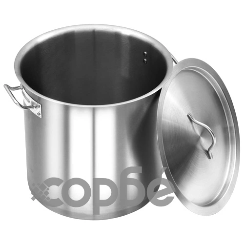 Тенджера, 27 л, 32x32 см, неръждаема стомана ➤ топ цена ➤ sorbe.bg