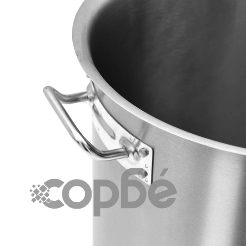 Тенджера, 27 л, 32x32 см, неръждаема стомана ➤ топ цена ➤ sorbe.bg