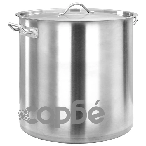 Тенджера, 50 л, 40x40 см, неръждаема стомана ➤ топ цена ➤ sorbe.bg