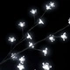 Коледно дърво, 120 LED студено бeли, разцъфнала череша, 150 см
