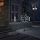 Коледно дърво, 120 LED студено бeли, разцъфнала череша, 150 см