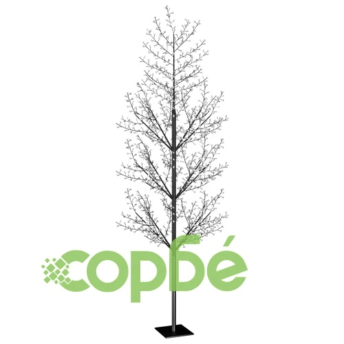 Коледно дърво, 1200 LED топло бeли, разцъфнала череша, 400 см ➤ топ цена ➤ sorbe.bg