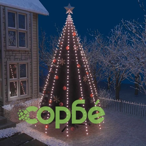 Коледни лампички мрежа с 500 LED 500 см на топ цена от sorbe.bg Коледни лампички мрежа с 500 LED 500 см ➤ топ цена ➤ sorbe.bg