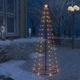 Коледна елха конус, 100 LED топло бяло, декорация, 70x180 см
