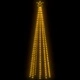 Коледна елха конус, 400 LED топло бяло, декорация, 100x360 см