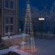 Коледна елха конус, 400 LED цветни, декорация, 100x360 см