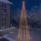 Коледна елха конус, 752 LED топло бяло, декорация, 160x500 см