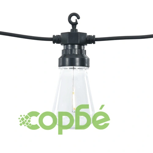 Градински парти лампички, 60 бр, овални, коледна украса, 59 м ➤ топ цена ➤ sorbe.bg