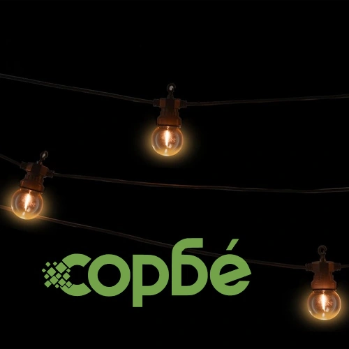 Градински парти лампички, 20 бр, кръгли, коледна украса, 23 м ➤ топ цена ➤ sorbe.bg