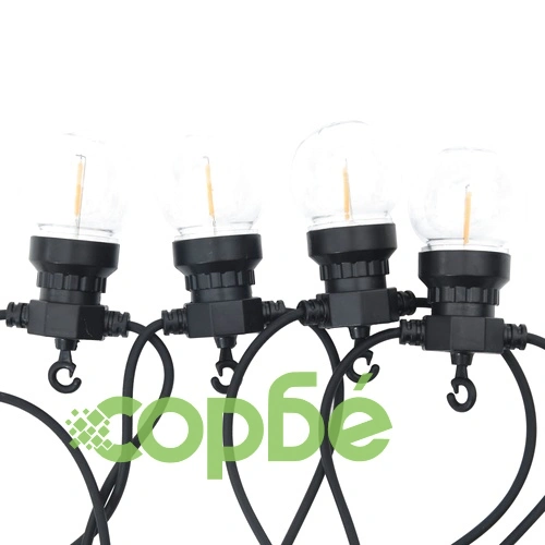 Градински парти лампички, 20 бр, кръгли, коледна украса, 23 м ➤ топ цена ➤ sorbe.bg