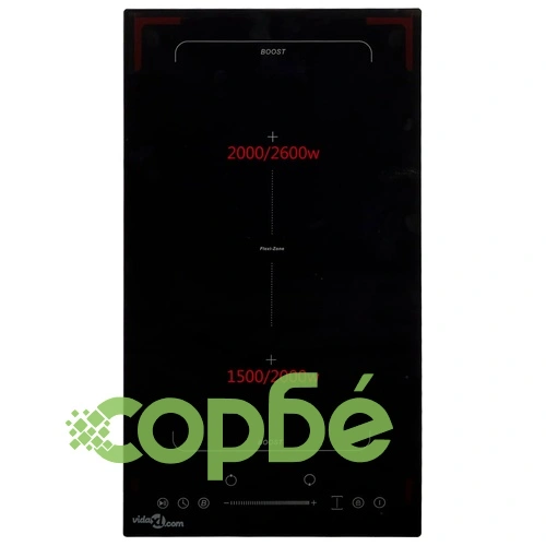 Flexizone индукционен плот с 2 котлона сензорен контрол 3500 W ➤ топ цена ➤ sorbe.bg