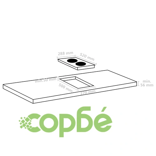 Flexizone индукционен плот с 2 котлона сензорен контрол 3500 W ➤ топ цена ➤ sorbe.bg