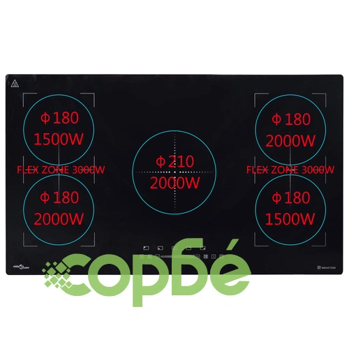Вграден индукционен плот Flexizone с тъч контрол 3000 W 86 см ➤ топ цена ➤ sorbe.bg