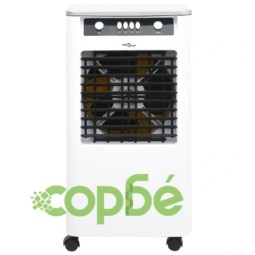 3-в-1 мобилен охладител, бяло и черно, 73x38x30,5 см, 80 W ➤ топ цена ➤ sorbe.bg