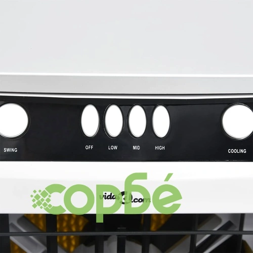 3-в-1 мобилен охладител, бяло и черно, 73x38x30,5 см, 80 W ➤ топ цена ➤ sorbe.bg