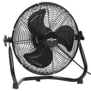 Наземен вентилатор, 3 скорости, 60 см, 115,2 W, черен