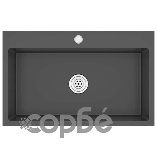 Ръчно изработена кухненска мивка, черна, неръждаема стомана ➤ топ цена ➤ sorbe.bg