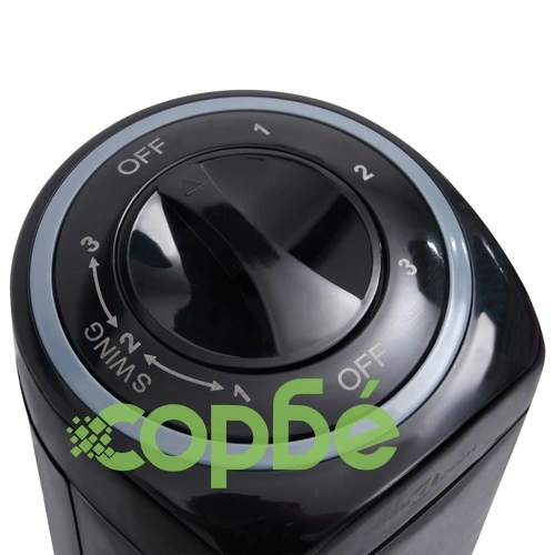 Колонен вентилатор, Φ24x80 см, черен ➤ топ цена ➤ sorbe.bg