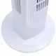 Колонен вентилатор с дистанционно и таймер, Φ24x80 см, бял