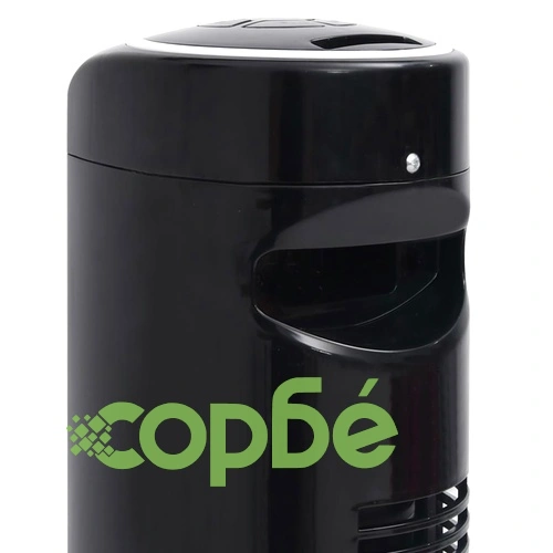 Колонен вентилатор с дистанционно и таймер, Φ24x80 см, черен ➤ топ цена ➤ sorbe.bg