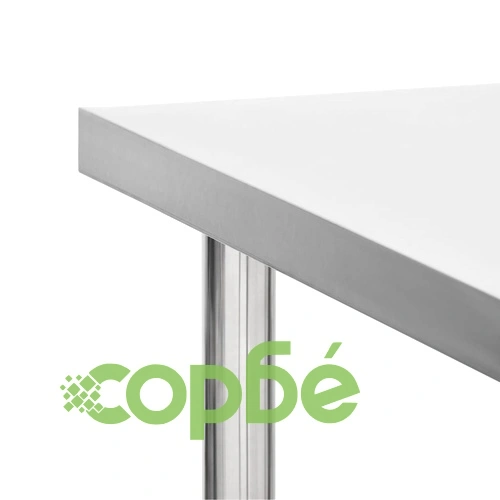 Кухненска работна маса с колелца, 100x30x85 см, инокс ➤ топ цена ➤ sorbe.bg