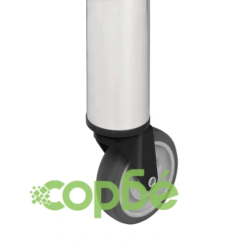 Кухненска работна маса с колелца, 100x30x85 см, инокс ➤ топ цена ➤ sorbe.bg