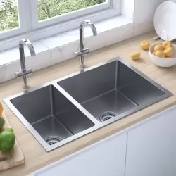 Кухненска мивка, неръждаема стомана