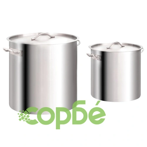 Комплект тенджери от 2 части 98/50 л неръждаема стомана ➤ топ цена ➤ sorbe.bg