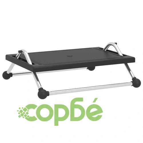 Поставка за крака, черна, 45x40x13,5 см ➤ топ цена ➤ sorbe.bg