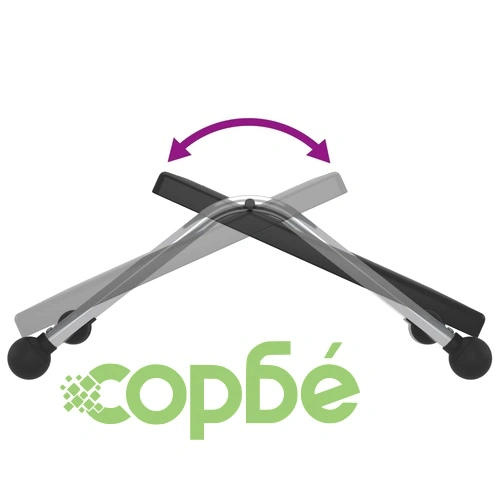 Поставка за крака, черна, 45x40x13,5 см ➤ топ цена ➤ sorbe.bg