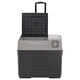 Хладилна кутия с колелца и дръжка черно/сиво 30 л полипропилен