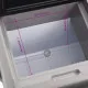 Хладилна кутия с колелца и дръжка черно/сиво 50 л полипропилен