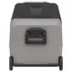 Хладилна кутия с колелца и дръжка черно и сиво 50 л PP и PE