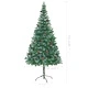 Изкуствено коледно дърво с шишарки, 210 см