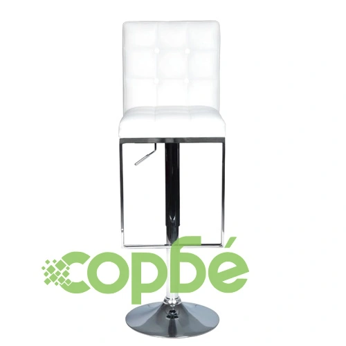 Комплект от два луксозни бели бар стола с облегалки ➤ топ цена ➤ sorbe.bg