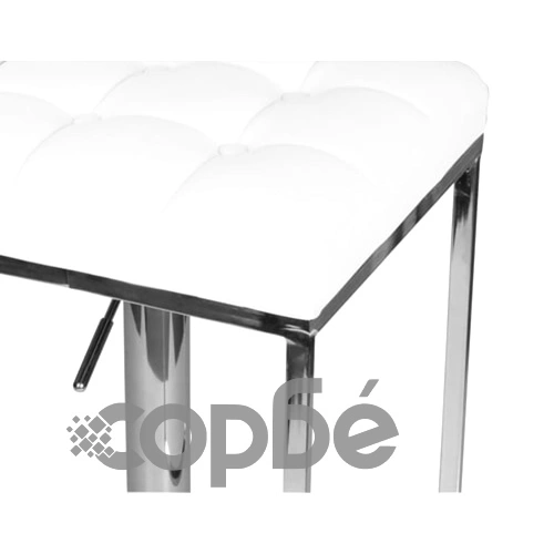 Комплект от два луксозни бели бар стола с облегалки ➤ топ цена ➤ sorbe.bg