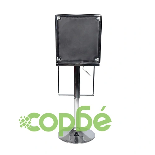 Комплект от два луксозни черни бар стола с облегалки ➤ топ цена ➤ sorbe.bg