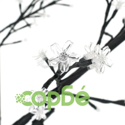 Дръвчета с черешови цветчета, LED синя светлина - 2 броя ➤ топ цена ➤ sorbe.bg