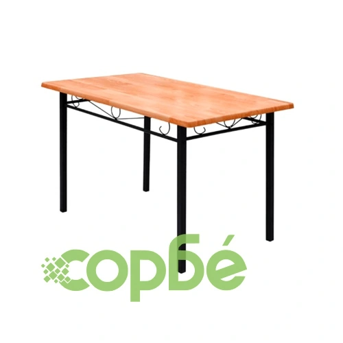 Трапезна маса с 6 стола от светло дърво ➤ топ цена ➤ sorbe.bg