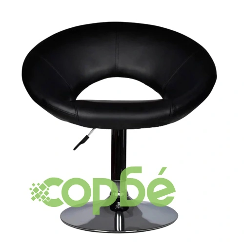 Бар табуретки, 2 бр, черни, изкуствена кожа ➤ топ цена ➤ sorbe.bg