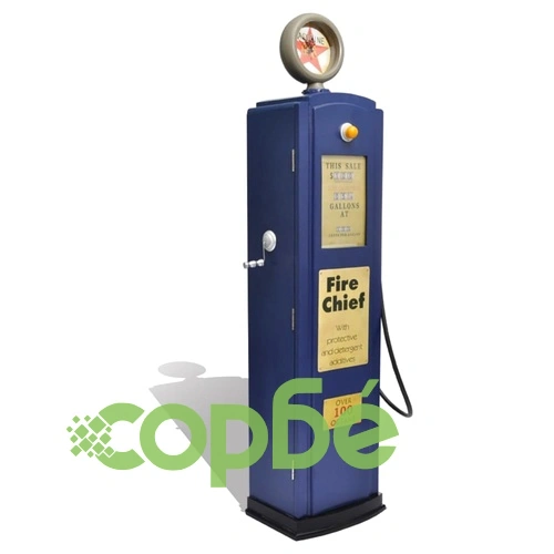 Шкаф за CDDVD във форма на бензинова колонка, син ➤ топ цена ➤ sorbe.bg