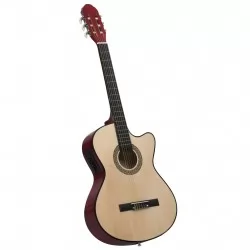 Уестърн класическа cutaway китара с еквалайзер и 6 струни    