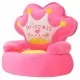 Плюшен детски стол, Princess, розов 
