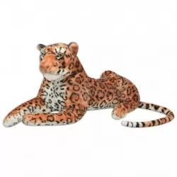Плюшена детска играчка леопард кафява XXL